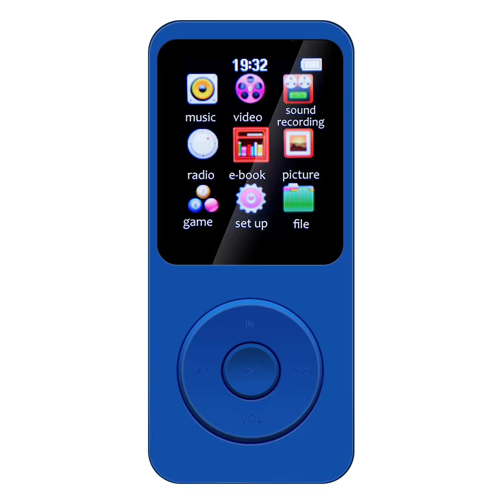 MP3 Player Built-In Speaker Hifi Lossless Music Player Bluetooth 5.4 Speaker Student Walkman Support FM Radio E-Book Recording