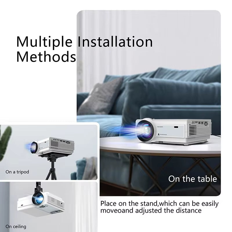 Global L36P Projector Full Hd 1080P 4K Wifi Mini LED Portable Projetor 2.4G 5G for Smartphone Video Home Office Camping