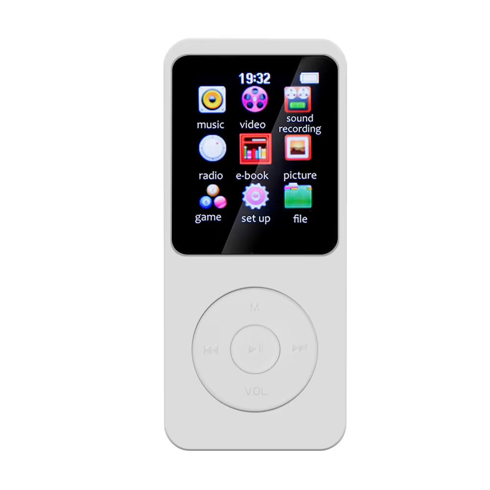 MP3 Player Built-In Speaker Hifi Lossless Music Player Bluetooth 5.4 Speaker Student Walkman Support FM Radio E-Book Recording