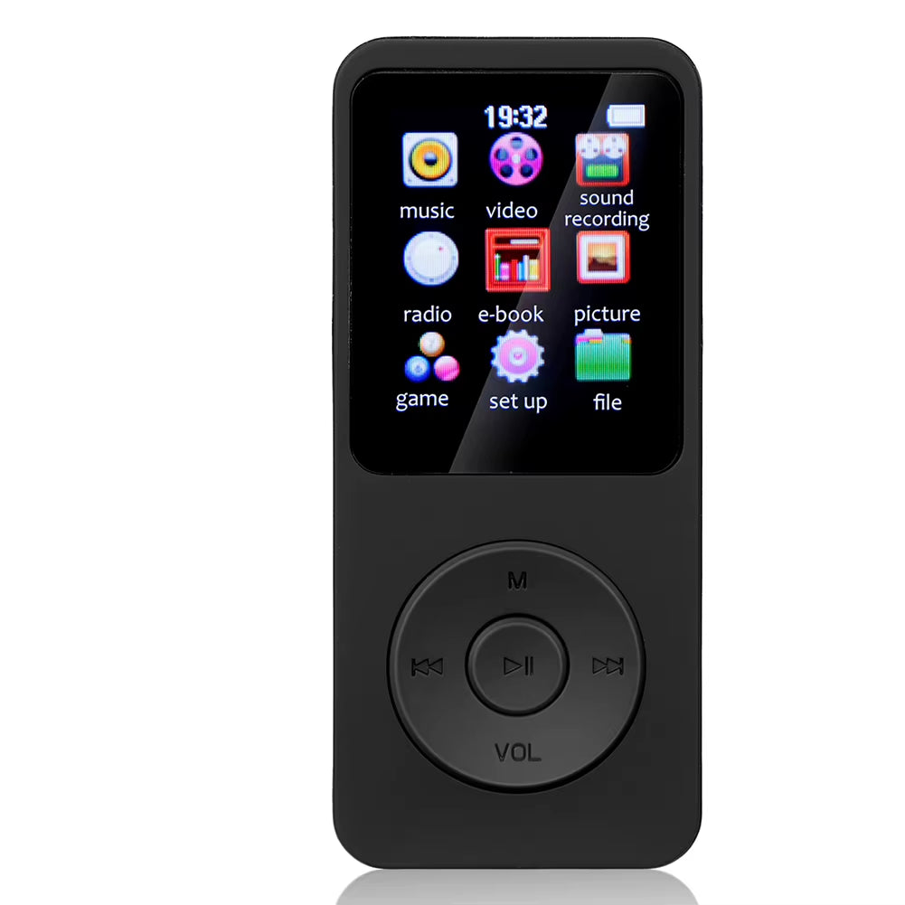 MP3 Player Built-In Speaker Hifi Lossless Music Player Bluetooth 5.4 Speaker Student Walkman Support FM Radio E-Book Recording
