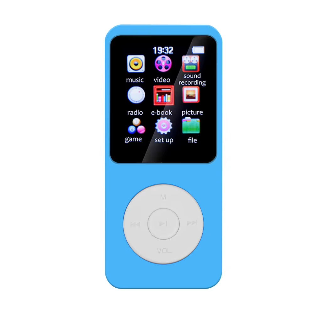 MP3 Player Built-In Speaker Hifi Lossless Music Player Bluetooth 5.4 Speaker Student Walkman Support FM Radio E-Book Recording
