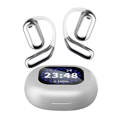 Over the Ear Earbuds XP2 Earbuds Wireless Open Ear Bluetooth Earphones Listen Touchs Screen Control with Led Display for Gift
