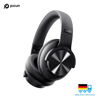 B8 Bluetooth Headphones 120H Playtime Headset Wireless Bluetooth 3EQ Mode Low Latency Hands-Free Calls over Ear Headphones