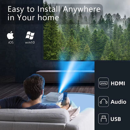 Global  L36P Projector Full Hd 1080P 4K Wifi Mini LED Portable Projetor 2.4G 5G for Smartphone Video Home Office Camping
